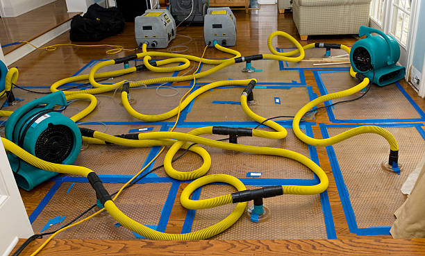 Professional Crawl Space Water Removal technician working in Hawthorne, WI
